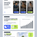 Femme utilisant une plateforme bancaire en ligne sur son ordinateur portable.