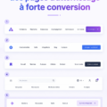 Un écran d'ordinateur affichant une landing page optimisée pour les conversions.