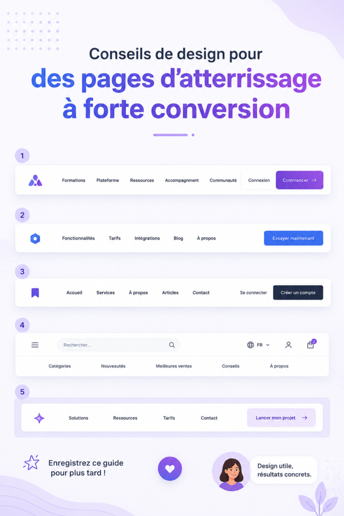 Un écran d'ordinateur affichant une landing page optimisée pour les conversions.