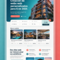 Un écran d'ordinateur affichant un site web moderne et personnalisé