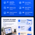 Exemple de design de landing page optimisée pour les conversions.