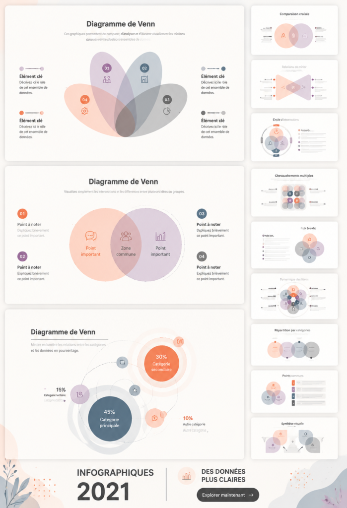 Infographie récapitulative des événements marquants de l'année 2021