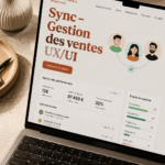 Capture d'écran de l'interface utilisateur de Sync montrant les options de gestion des ventes.