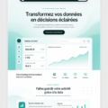Inspiration pour le design de page d'accueil SaaS avec des éléments graphiques modernes