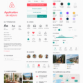 Une femme utilisant l'application Airbnb sur son téléphone pour réserver un logement.