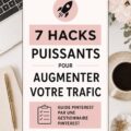 Capture d'écran d'une page Pinterest dynamique montrant divers pins de contenu marketing