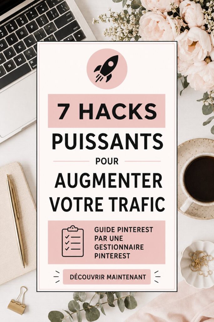 Capture d'écran d'une page Pinterest dynamique montrant divers pins de contenu marketing