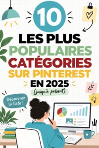 Catégories Pinterest tendances 2025