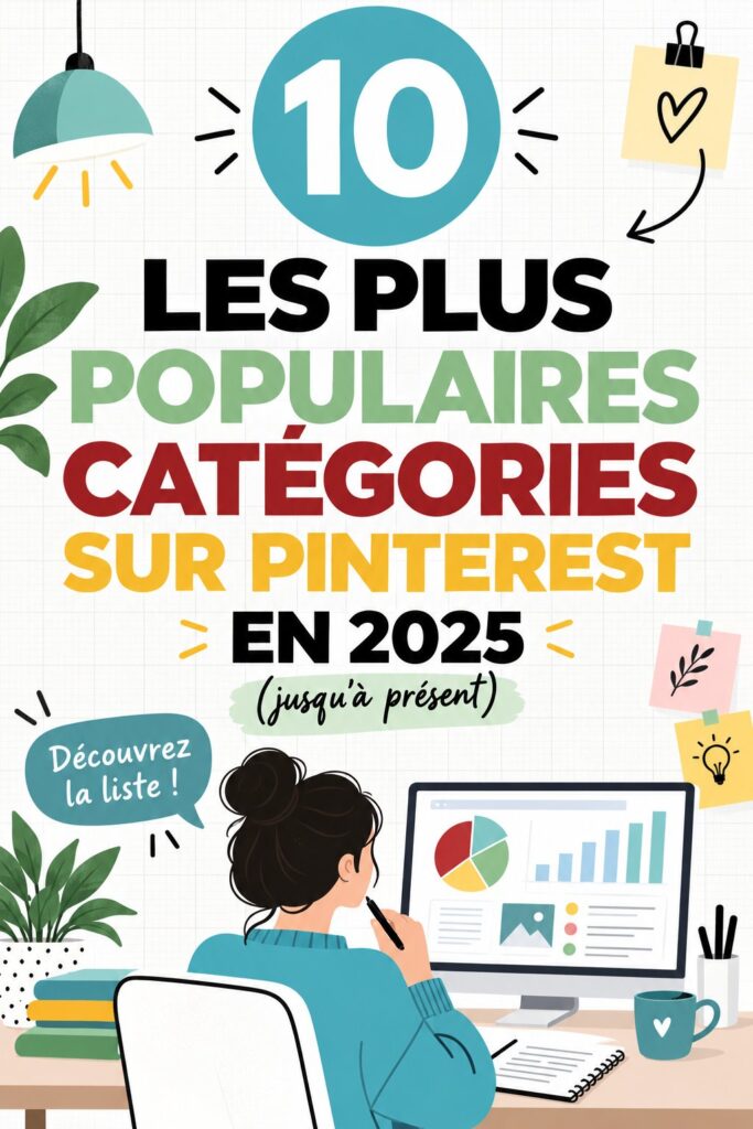 Catégories Pinterest tendances 2025