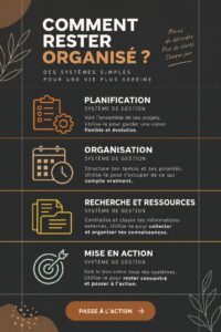 Femme utilisant un planner pour s'organiser efficacement