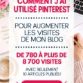 Femme utilisant Pinterest sur son ordinateur pour augmenter les vues de son blog.
