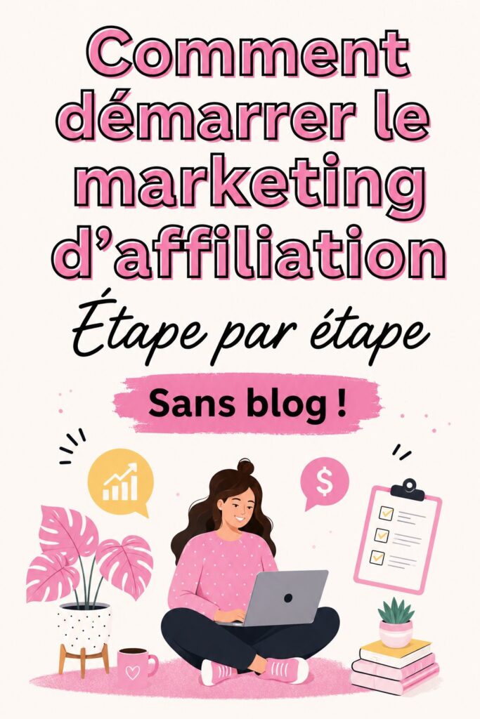 Femme utilisant son ordinateur pour démarrer le marketing d'affiliation
