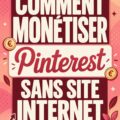 Femme utilisant Pinterest sur son ordinateur pour créer des revenus en ligne.