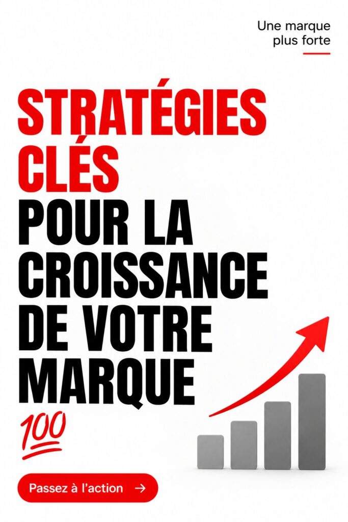 Image représentant des stratégies de croissance pour les marques