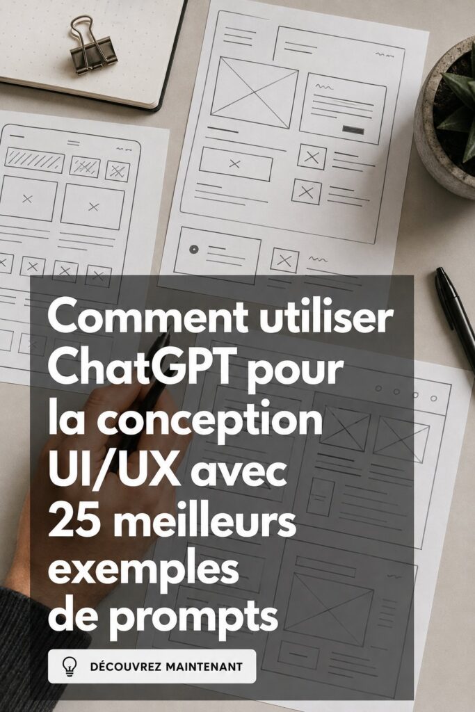 Un aperçu de l'utilisation de ChatGPT pour le design UI/UX, avec des exemples créatifs