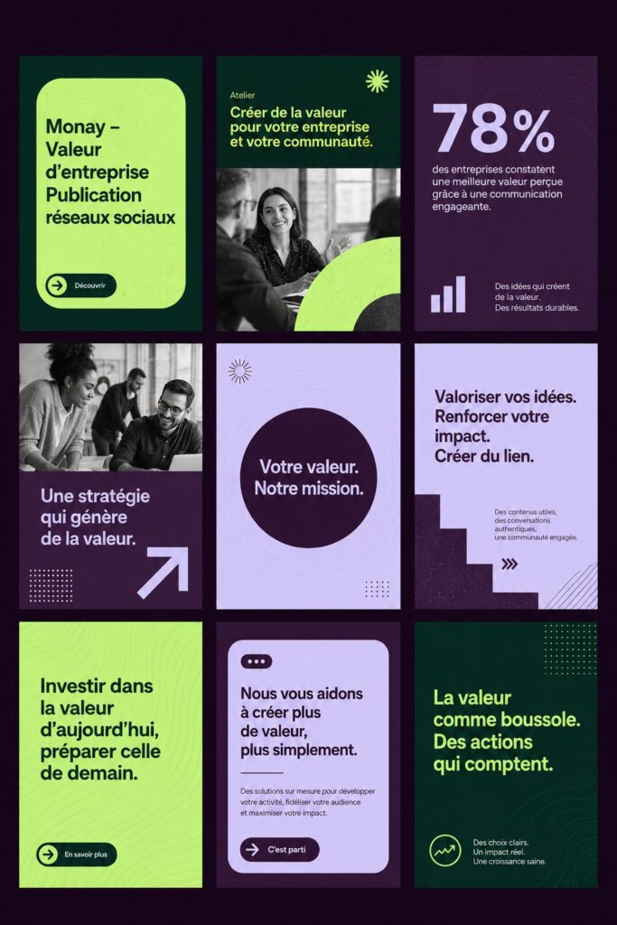 Femme utilisant un laptop pour gérer les réseaux sociaux de son entreprise