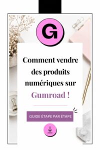 Femme créatrice vendant ses produits numériques sur Gumroad avec succès