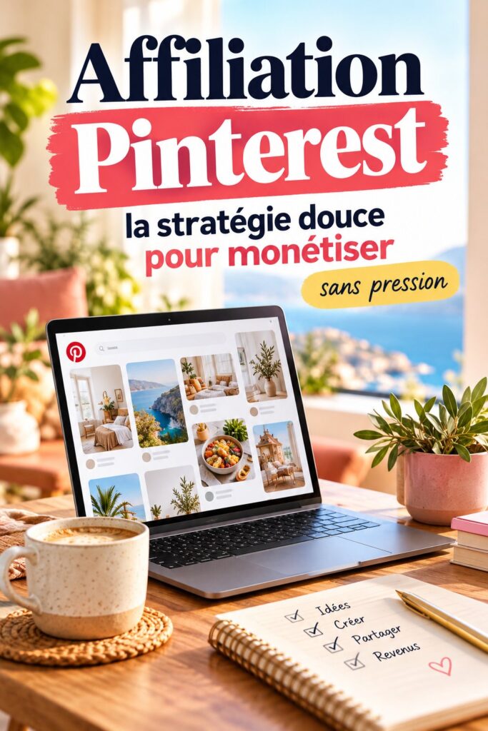 Une femme souriante découvrant les opportunités de l'affiliation Pinterest