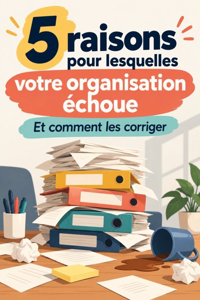 Article sur l'amélioration de la productivité avec un bureau bien organisé