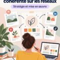 Image illustrant une identité de marque cohérente sur les réseaux sociaux avec des éléments visuels harmonisés.