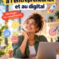 Femme entrepreneuse utilisant des outils numériques pour son entreprise, inspirée par des formations Google.