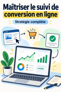 Image représentant une femme utilisant des outils de marketing digital avec l'aide de Claude Code.