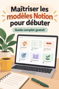 Capture d'écran d'un tableau de gestion de projet sur Notion, illustrant des modèles personnalisés.