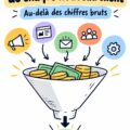 Femme utilisant des outils pour calculer le coût d'acquisition de ses clients