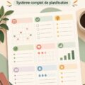 Capture d'écran d'un tableau de bord Notion bien organisé pour la gestion de la vie quotidienne.