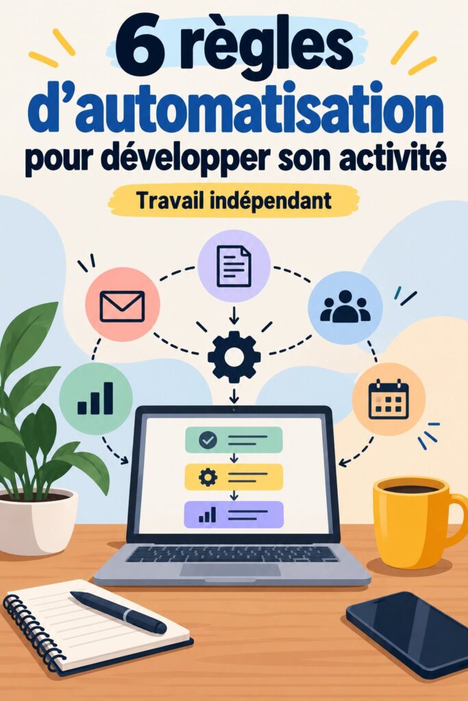 Un solopreneur utilisant des outils d'automatisation pour optimiser son entreprise.