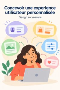 Visualisation d'une interface utilisateur bien conçue mettant en avant une expérience utilisateur personnalisée.