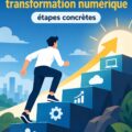 Femme d'entreprise utilisant un ordinateur pour planifier sa transformation numérique