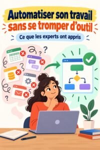 Femme utilisant un ordinateur pour appliquer des stratégies marketing avec l'automatisation IA.